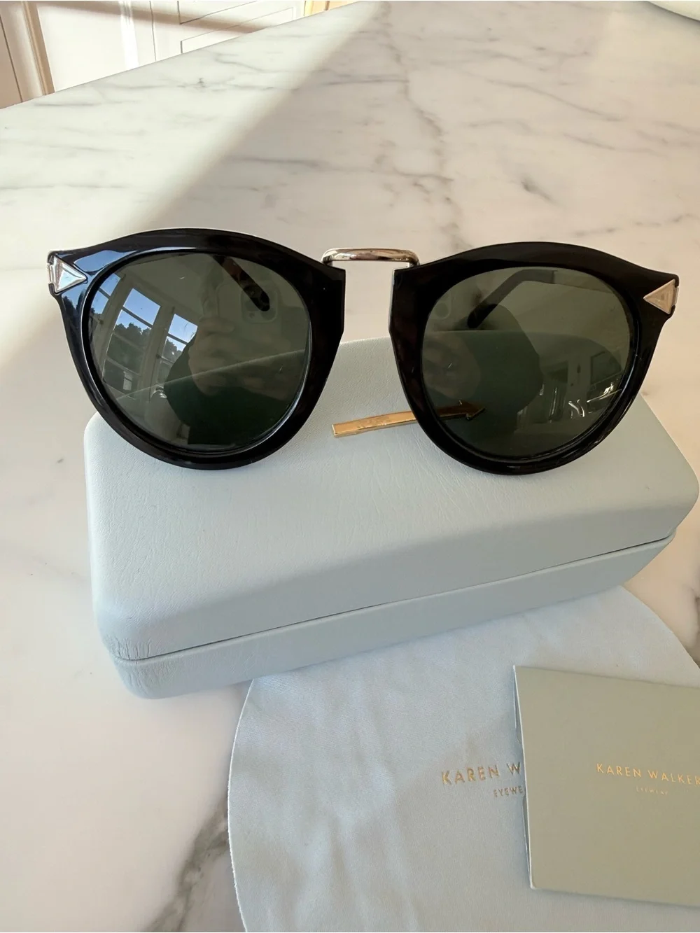 Karen Walker Black Harvest Sunglasses